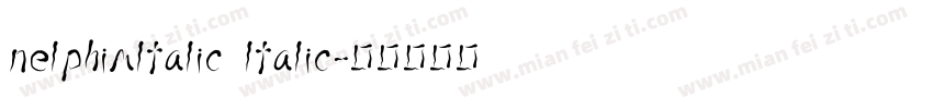 nelphimltalic ltalic字体转换